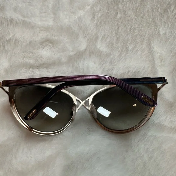 Tom Ford Purple and gold Sunglasses - Picture 4 of 15